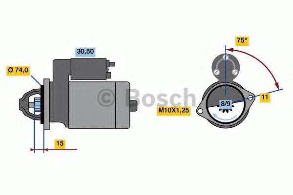 BST2353 Borg&beck motor de arranco