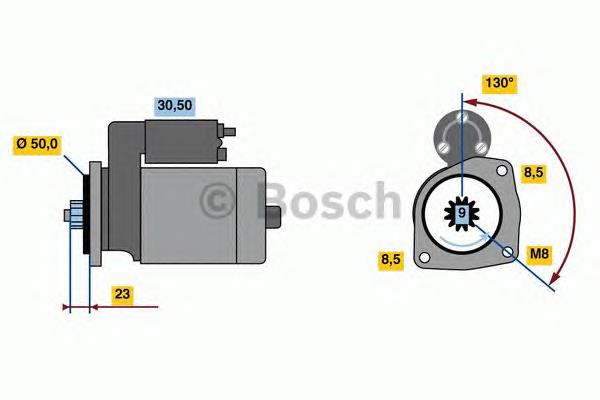 047911023GX VAG motor de arranco