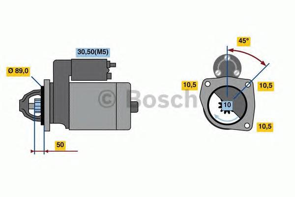 1516994R DAF motor de arranco