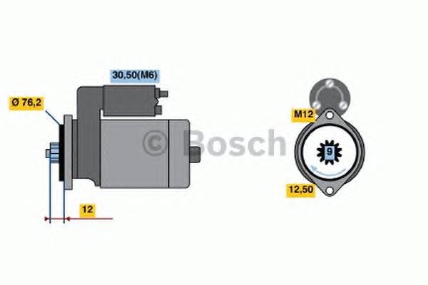 0986021910 Bosch motor de arranco