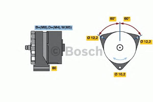 6033GB3006 Bosch gerador