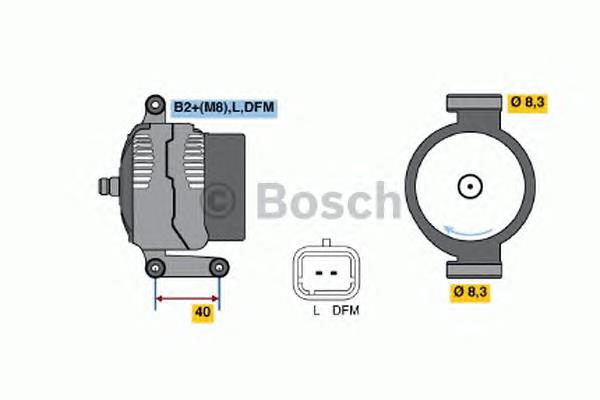 0.124.415.038 Bosch gerador