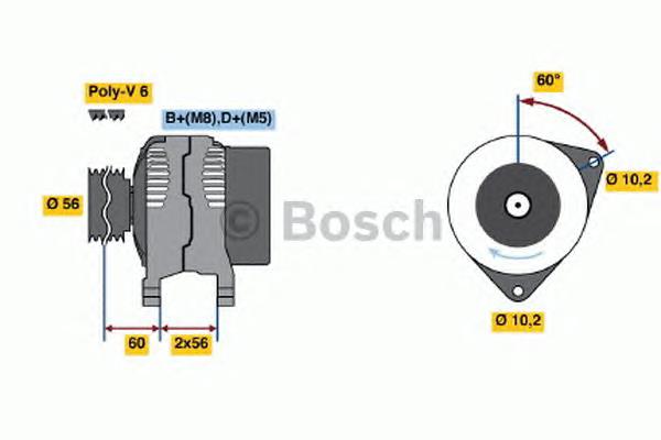 0986043730 Bosch gerador