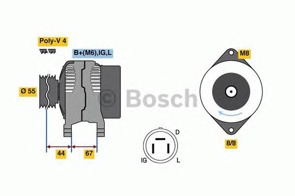 0986037561 Bosch gerador