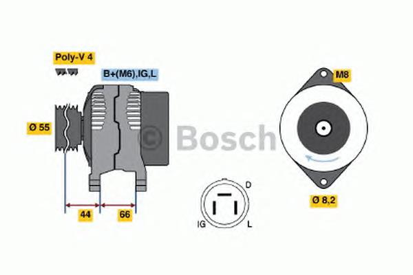 0986038151 Bosch gerador