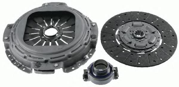 Купить 3400700452 Sachs Комплект сцепления (диск, корзина, подшипник)