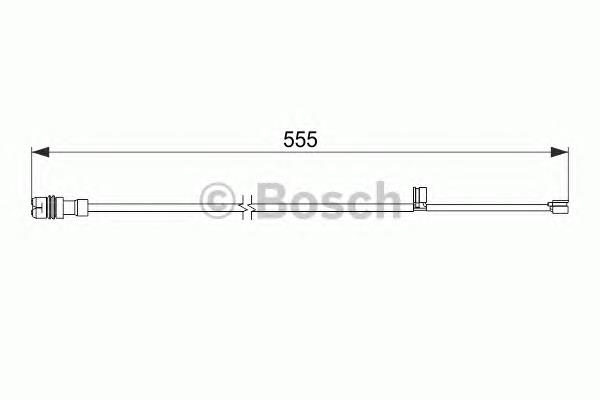 1987474568 Bosch sensor dianteiro de desgaste das sapatas do freio