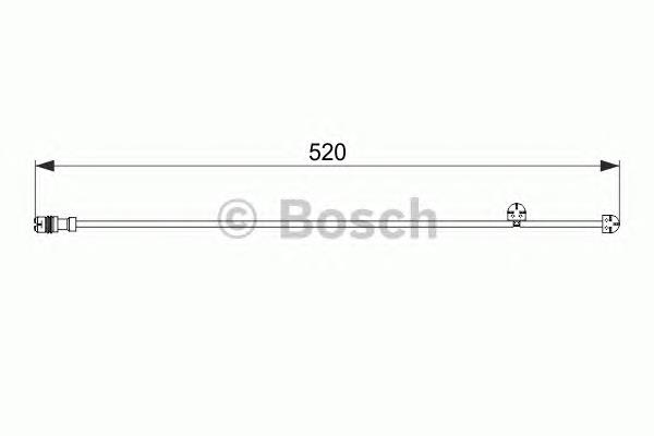 1987474571 Bosch sensor dianteiro de abs