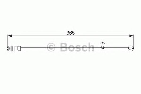 1987474570 Bosch sensor dianteiro de desgaste das sapatas do freio