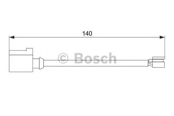 1987474566 Bosch sensor traseiro de desgaste das sapatas do freio