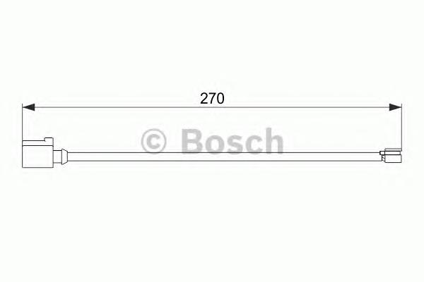 1987474564 Bosch sensor dianteiro de desgaste das sapatas do freio