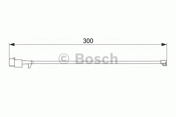 1987474576 Bosch датчик износа тормозных колодок задний