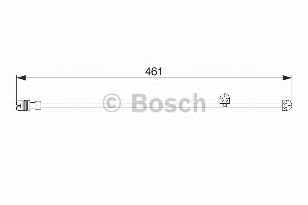 Датчик износа тормозных колодок, передний правый Bosch 1987474558