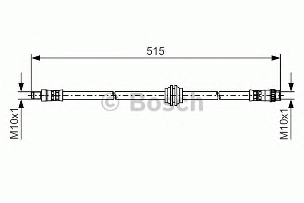 1987481480 Bosch mangueira do freio dianteira