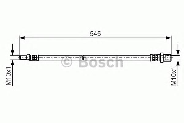 1987481507 Bosch mangueira do freio dianteira