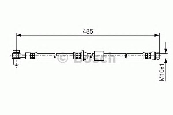 1987481501 Bosch mangueira do freio dianteira