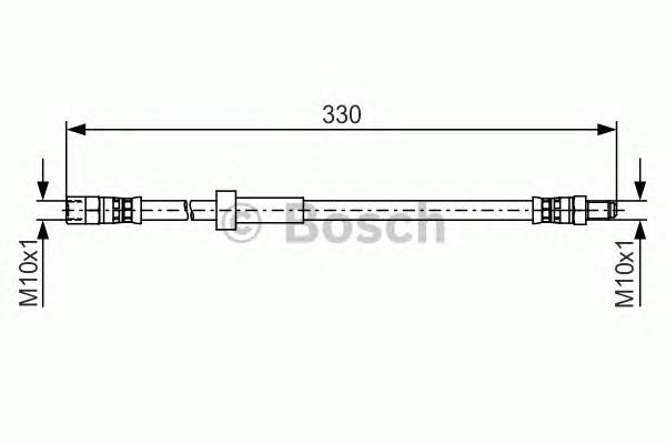 1 987 481 493 Bosch mangueira do freio dianteira