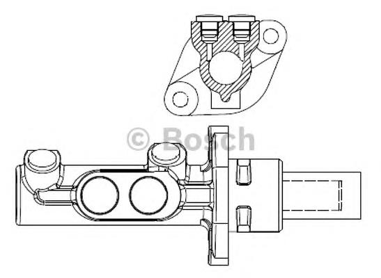 F 026 003 943 Bosch cilindro mestre do freio