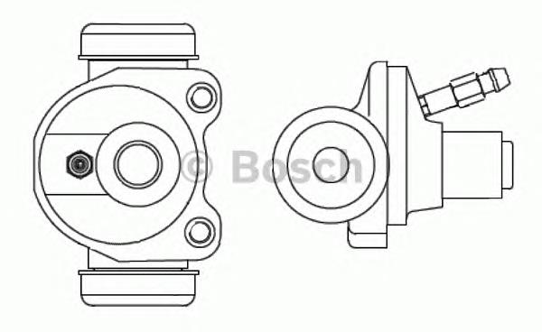 F026002365 Bosch cilindro traseiro do freio de rodas de trabalho