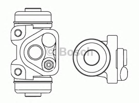 F026002369 Bosch cilindro traseiro do freio de rodas de trabalho