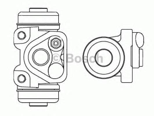 F026002368 Bosch cilindro traseiro do freio de rodas de trabalho