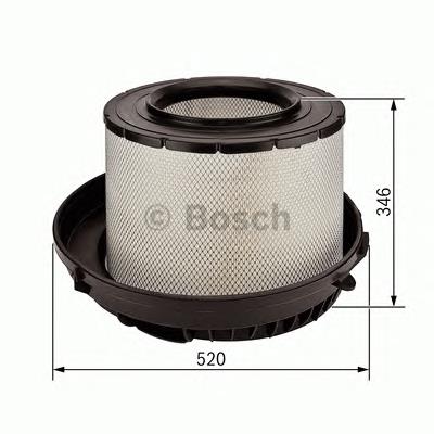 F026400088 Bosch filtro de ar