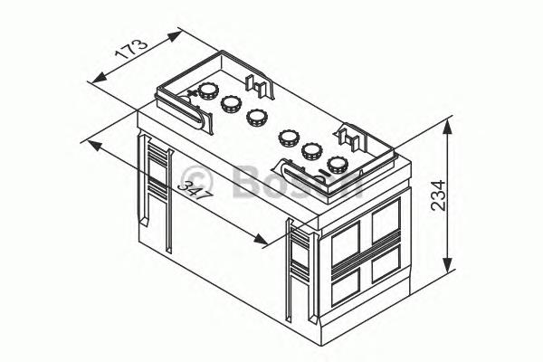 0092T30370 Bosch bateria recarregável (pilha)