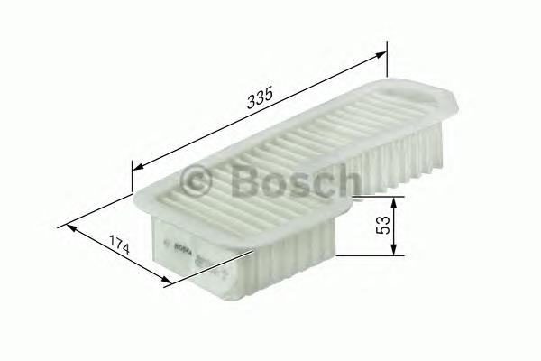 F 026 400 158 Bosch filtro de ar