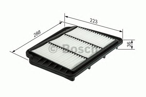 F026400163 Bosch filtro de ar