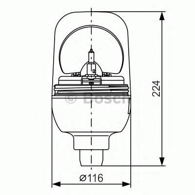 7782332022 Bosch sinal luminoso rotativo