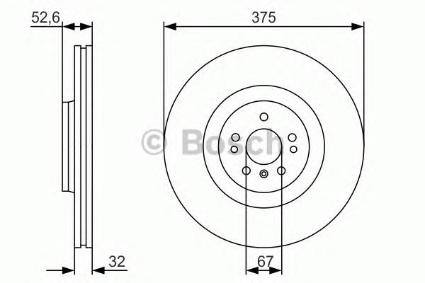 Тормоз дисковый передний Bosch 0986479R31 цена, от 39.85 USD