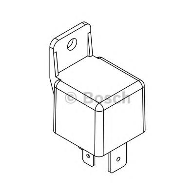 0986AH0080 Bosch relê elétrico multifuncional