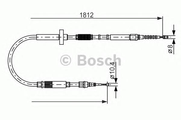 Купить 1987477659 Bosch Тормоз стояночный