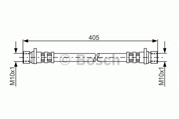 1987476980 Bosch mangueira do freio traseira