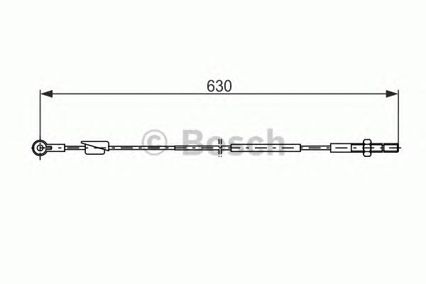 6094081 Ford cabo do freio de estacionamento dianteiro