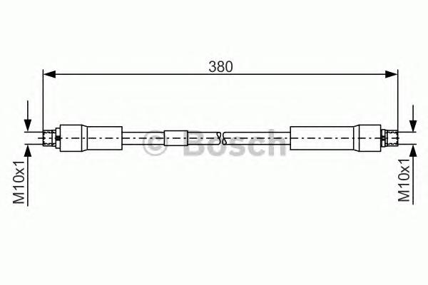 1987481324 Bosch mangueira do freio dianteira