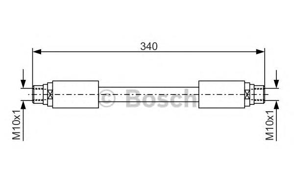 1987481301 Bosch mangueira do freio dianteira