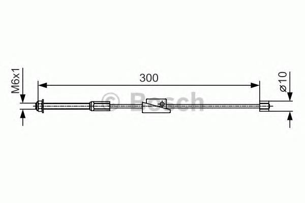 Трос ручного тормоза передний Bosch 1987482132 цена, от 8.68 USD