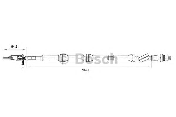 SS20612 Delphi sensor abs traseiro esquerdo