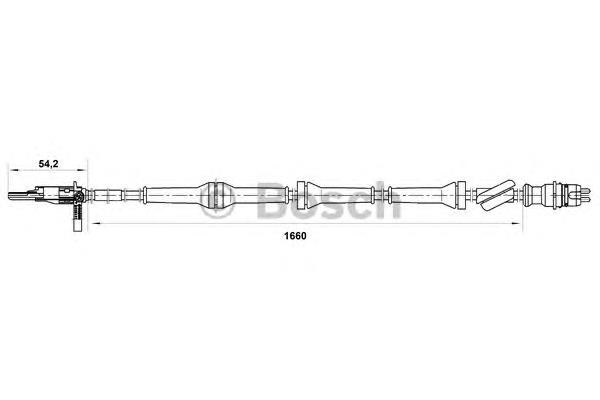 0 265 007 071 Bosch sensor abs traseiro direito