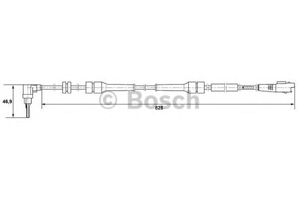 0265007084 Bosch sensor abs dianteiro direito