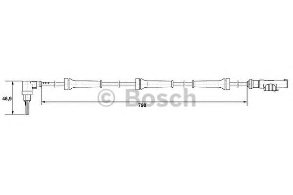 0265007400 Bosch sensor abs traseiro