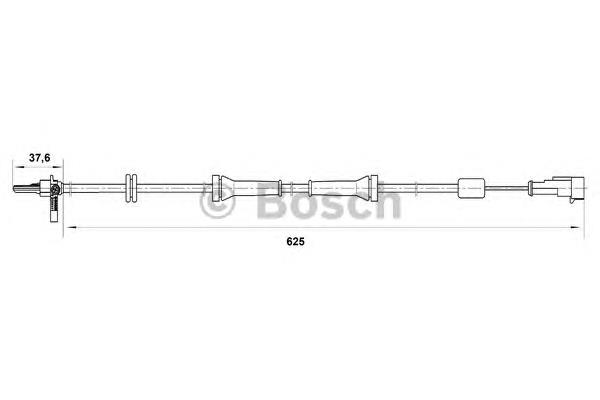 0265007018 Bosch sensor abs traseiro