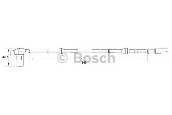0265006710 Bosch sensor dianteiro de abs