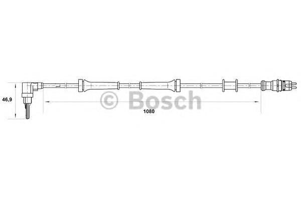0265007034 Bosch sensor dianteiro de abs