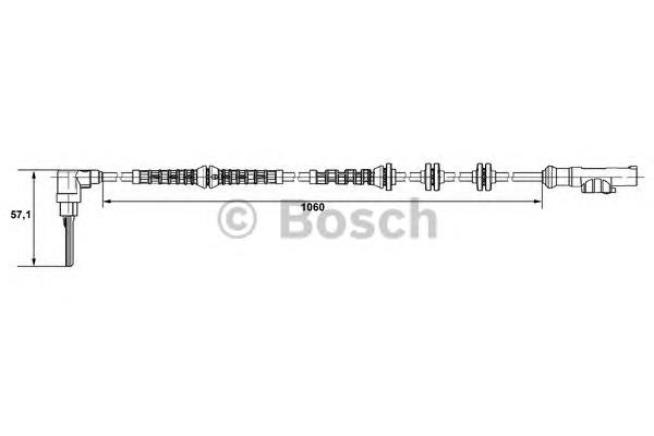 0265007685 Bosch sensor dianteiro de abs