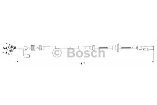 0265007688 Bosch sensor abs traseiro