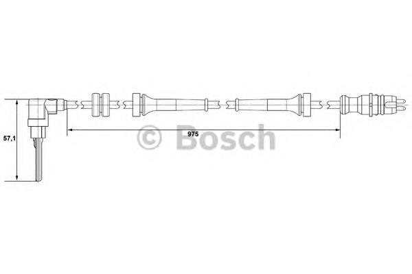 46846931 Fiat/Alfa/Lancia sensor abs dianteiro esquerdo