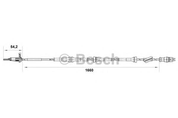 GBS2576 TRW sensor abs traseiro direito