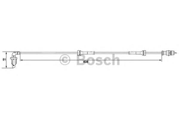 0265007583 Bosch sensor abs traseiro esquerdo